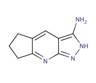 2,4,5-triazatricyclo[7.3.0.0{3,7}]dodeca-1,3(7),5,8-tetraen-6-amine - chemical structure image