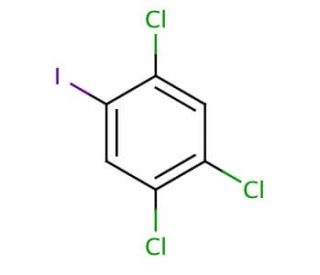 2,4,5-Trichloroiodobenzene (CAS 7145-82-6) - chemical structure image