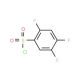 2,4,5-Trifluorobenzenesulphonyl chloride (CAS 220227-21-4) - chemical structure image