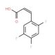 2,4,5-Trifluorocinnamic acid (CAS 247170-17-8) - chemical structure image
