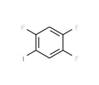 2,4,5-Trifluoroiodobenzene (CAS 17533-08-3) - chemical structure image