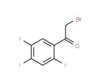 2,4,5-Trifluorophenacyl bromide (CAS 193977-34-3) - chemical structure image