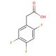 2,4,5-Trifluorophenylacetic acid (CAS 209995-38-0) - chemical structure image
