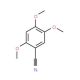 2,4,5-trimethoxybenzonitrile (CAS 14894-77-0) - chemical structure image