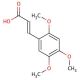2,4,5-Trimethoxycinnamic acid (CAS 24160-53-0) - chemical structure image