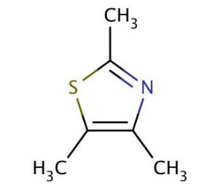 2,4,5-Trimethylthiazole (CAS 13623-11-5) - chemical structure image