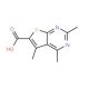2,4,5-trimethylthieno[2,3-d]pyrimidine-6-carboxylic acid - chemical structure image