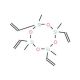 2,4,6,8-Tetramethyl-2,4,6,8-tetravinylcyclotetrasiloxane (CAS 2554-06-5) - chemical structure image