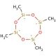 2,4,6,8-Tetramethylcyclotetrasiloxane (CAS 2370-88-9) - chemical structure image