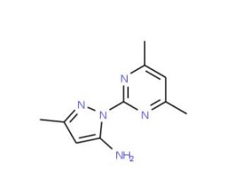 2-(4,6-Dimethyl-pyrimidin-2-yl)-5-methyl-2H-pyrazol-3-ylamine - chemical structure image