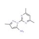 2-(4,6-Dimethyl-pyrimidin-2-yl)-5-methyl-2H-pyrazol-3-ylamine - chemical structure image
