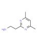 2-(4,6-dimethylpyrimidin-2-yl)ethan-1-amine - chemical structure image