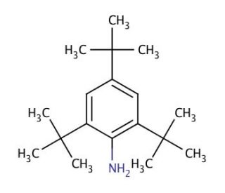 2,4,6-Tri-tert-butylaniline (CAS 961-38-6) - chemical structure image