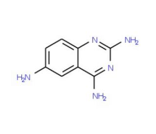 2,4,6-Triaminoquinazoline - chemical structure image