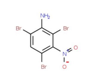 2,4,6-Tribromo-3-nitroaniline (CAS 62406-72-8) - chemical structure image