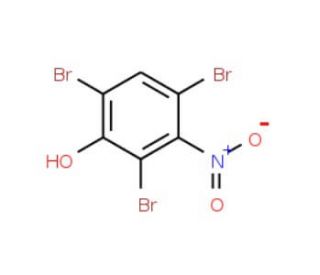 2,4,6-Tribromo-3-nitrophenol (CAS 69076-62-6) - chemical structure image