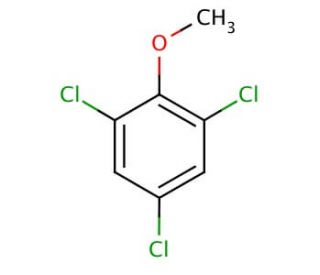 2,4,6-Trichloroanisole (CAS 87-40-1) - chemical structure image
