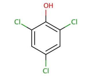 2,4,6-Trichlorophenol (CAS 88-06-2) - chemical structure image