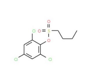 2,4,6-Trichlorophenyl 1-butanesulfonate - chemical structure image