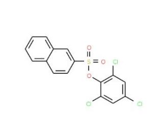 2,4,6-Trichlorophenyl 2-naphthalenesulfonate - chemical structure image