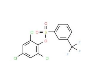 2,4,6-Trichlorophenyl 3-(trifluoromethyl)-benzenesulfonate - chemical structure image