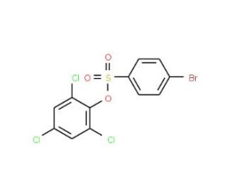 2,4,6-Trichlorophenyl 4-bromobenzenesulfonate - chemical structure image