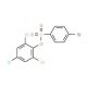 2,4,6-Trichlorophenyl 4-bromobenzenesulfonate - chemical structure image