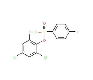 2,4,6-Trichlorophenyl 4-fluorobenzenesulfonate - chemical structure image