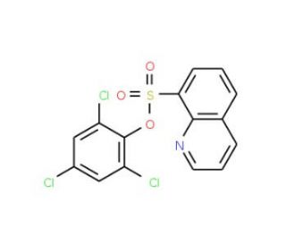 2,4,6-Trichlorophenyl 8-quinolinesulfonate - chemical structure image