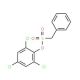2,4,6-Trichlorophenyl phenylmethanesulfonate - chemical structure image