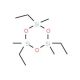 2,4,6-Triethyl-2,4,6-trimethylcyclotrisiloxane (CAS 15901-49-2) - chemical structure image