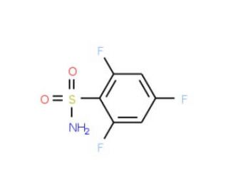 2,4,6-Trifluorobenzenesulphonamide (CAS 502642-77-5) - chemical structure image