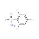 2,4,6-Trifluorobenzenesulphonamide (CAS 502642-77-5) - chemical structure image