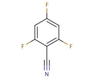 2,4,6-Trifluorobenzonitrile (CAS 96606-37-0) - chemical structure image