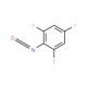 2,4,6-Trifluorophenyl isocyanate (CAS 50528-80-8) - chemical structure image