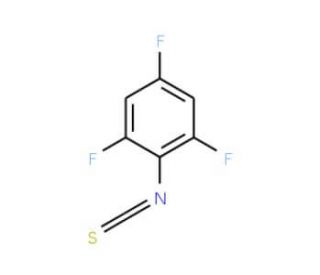 2,4,6-Trifluorophenyl isothiocyanate (CAS 206761-91-3) - chemical structure image