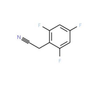 2,4,6-Trifluorophenylacetonitrile (CAS 220227-80-5) - chemical structure image