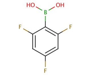2,4,6-Trifluorophenylboronic acid (CAS 182482-25-3) - chemical structure image