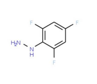 2,4,6-Trifluorophenylhydrazine (CAS 80025-72-5) - chemical structure image
