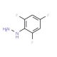 2,4,6-Trifluorophenylhydrazine (CAS 80025-72-5) - chemical structure image