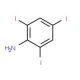 2,4,6-Triiodo-phenylamine (CAS 24154-37-8) - chemical structure image