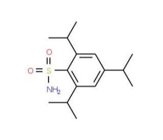 2,4,6-Triisopropylbenzenesulfonamide (CAS 105536-22-9) - chemical structure image