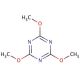 2,4,6-Trimethoxy-1,3,5-triazine (CAS 877-89-4) - chemical structure image