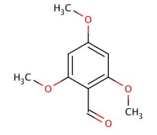 2,4,6-Trimethoxybenzaldehyde (CAS 830-79-5) - chemical structure image