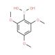 2,4,6-Trimethoxybenzeneboronic acid (CAS 135159-25-0) - chemical structure image