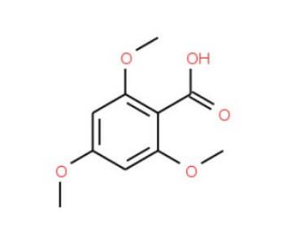 2,4,6-Trimethoxybenzoic acid (CAS 570-02-5) - chemical structure image