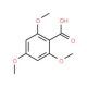 2,4,6-Trimethoxybenzoic acid (CAS 570-02-5) - chemical structure image