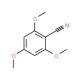 2,4,6-Trimethoxybenzonitrile (CAS 2571-54-2) - chemical structure image
