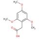 2,4,6-Trimethoxyphenylacetic acid (CAS 104397-80-0) - chemical structure image