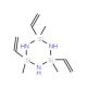 2,4,6-Trimethyl-2,4,6-trivinylcyclotrisilazane (CAS 5505-72-6) - chemical structure image